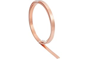 BENECREAT Copper Sheet Roll 2000x10x1mm (LxWxT), Unplated Pure Copper Strip Copper Flashing Metal Foil Plate for DIY Projects
