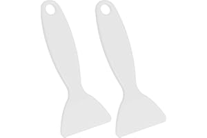 Dégivreur de pelle de dégivrage de réfrigérateur 2PC réfrigérateur congélateur grattoir dégivreur pelle ménage nettoyage gadgets pelle à glace pelle dégivrage grattoir gadget (White, One Size)