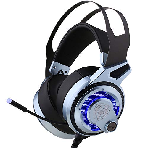 Preisvergleich Produktbild CHUSHENG USB-Gaming-Headset Mit Integrierter 7.1-Mehrkanal-Technologie Zur Präziseren Positionierung Der Schallrichtung Und Klarerem, Farbigem LED-Atmungslicht