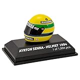 senna helm kommunikation Hochwertiges Modell Minichamps Ayrton Senna Helm 1994 Maßstab 1:8