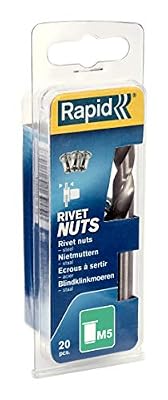 RAPID Ecrous a sertir M5 20 pcs
