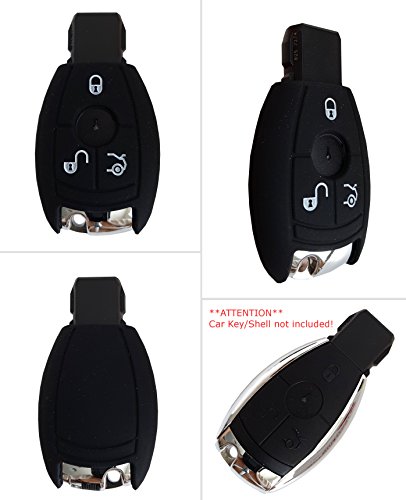 CK + Mercedes Auto de Llave móvil Key Cover Case Funda Silicona para A B C de S de G de v de Clase S AMG CLA CLS