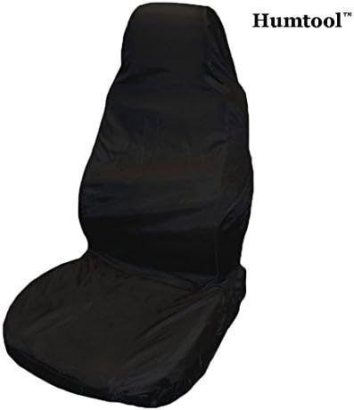 Universal Car Seat Covers Van Black Waterproof Nylon Heavy Duty Front Seat Covers Protectors 1 PCS