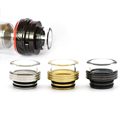 Vaportown 810 Glass Drip Tips for SMOK TFV8, TFV12 Cloud King, TFV12 Prince, TFV8 Big Baby Beast, TFV8 X-Baby T-Priv Kit ProColor Kit tanks Goon Rda, Kylin RTA (Gold)