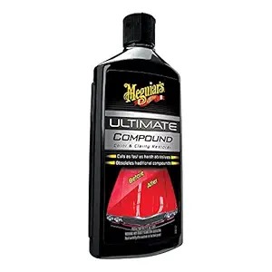 Meguiars Ultimate Compound Micro Abrasive Technology Quickly Remove Paint Defects Scratches and Swirls Hand Application or DA Polisher