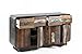 Produktbild Sideboard 4 Schubladen 4 Türen 160 x 45 x 90 industriellen Stil aus Holz aus recyceltem Boot.