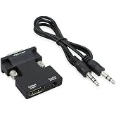 Lunatic 9944 Ses Destekli HDMI To VGA Monit&ouml;r &Ccedil;evirici Adapt&ouml;r Uyumlu HDMI Bağlantı Tipi