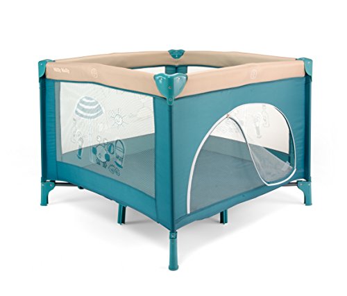 Playpen Portable Bed 3 motifs + mattress , Model:Pink_Safari