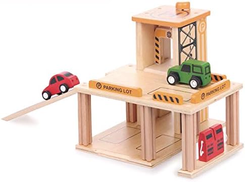 QPACK® Kids Children Wooden Toys Playset - Parking Lot