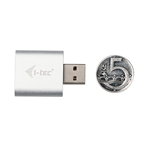 i-tec USB 2.0 Metal Mini Audio Adapter,ideal für Notebook Ultrabook Tablet PC , Windows Mac Linux - 4