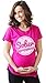 Women's Nine Months Sober Maternity T Shirt Funny Pregnancy Tee XL