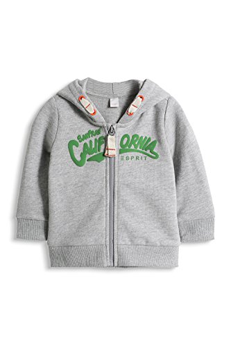 ESPRIT Baby-Boys ESS Cardigan Hoodie, Light Grey, 3-6 Months (Manufacturer Size:68)