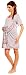 Zeta Ville - Women's Maternity Cotton Cartoon Print Nursing Nightdress - 366c (Neon Pink, UK 10)