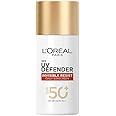 L’Oreal Paris Uv Defender Invisible Resist Daily Sunscreen Spf50+ Pa++++ 50Ml | Lightweight, Waterproof, Sweatproof & Protects From Pollution & Dust