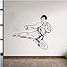 Produktbild Taekwondo Martial Arts Vinyl Wandtattoo Wohnkultur Wohnzimmer Schlafzimmer Diy Kunstwand Entfernbare Wandaufkleber