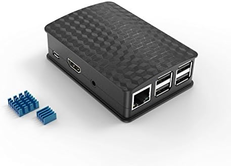 NorthPada Case + 2 x Aluminum Heatsink for Raspberry Pi 3 Model B