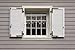 Produktbild Alu-Dibond-Bild 140 x 90 cm: "Modernes Fenster in Fassade mit Fassadenplatten", Bild auf Alu-Dibond