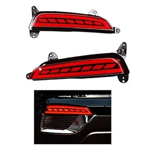 AUTOFLAME Rear Bumper Light/Brake Light Running Type (RBL Matrix Type) For Creta (2016-2017),Set of 2Pc