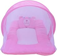 Amardeep Toddler Mosquito and Insect Protection Net/Mattress Pink 70 * 40 cms