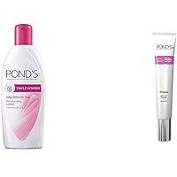 Pond's Triple Vitamin Moisturising Body Lotion, 300ml And Pond's White Beauty BB+ Fairness Cream 01 Original, 18 g