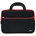 Price comparison product image EveCase 11.6-12.2 inch Laptop/Tablet Sleeve, Ultra Portable Neoprene Zipper Carrying Case Bag with Accessory Pocket and Handle For Macbook iPad Notebook Chromebook Ultrabook - Black/Red Trim