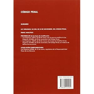 Código penal y legislacion complementaria (14ª ed,) 2015 (textos legales basicos)