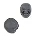 Humorous Vent Human Face Ball Squeeze Face Toys Decompression Stress Pressure Reliver Face Top Anti-stress Helper for Kids Officer - A Set of 4Pcs (Black)