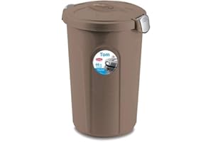 Stefanplast Bidone Tom, Poliuretano, Tortora, 46 lt