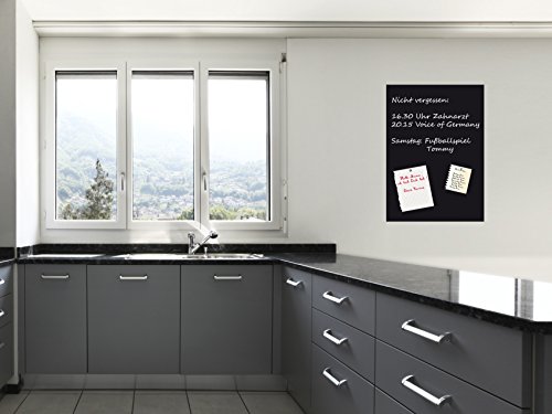 selbstklebende magnetische Tafelfolie 50×70 – schwarz – - 5