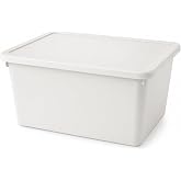 Orret Home 20 Litre Kapaklı Plastik Depolama Kutusu Organizer Kutu &Ccedil;ok Ama&ccedil;lı D&uuml;zenleyici Saklama Kutusu Ev İ&ccedil;i Dolap İ&ccedil;i Oyu