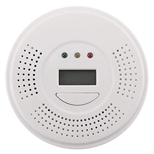 SLB Works Audio Carbon Monoxide Detector Co Gas Alarm Warning Sensor Monitor Home Kitchen