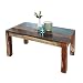 Produktbild Massiver Couchtisch JAKARTA II 100cm aus recycelten Fischerbooten Massivholz Holztisch Recycelt