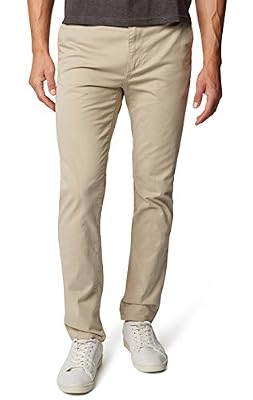 Yazubi Designer Homme élégant pantalon chino Kyle slim fit, beige (2002), W33/L38
