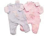 BNWT Baby Boys or girls prem tiny baby 2 piece dungaree and top (5-8lb, Blue)