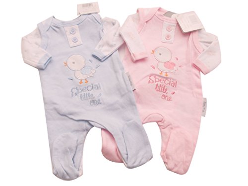BNWT Baby Boys or girls prem tiny baby 2 piece dungaree and top (5-8lb, Blue)