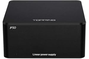 ‎KGUSS Topping P50 Liner HiFi Ultra Low Hałas Zasilacz DC LPS do Topping D50 / D50S / DX3 Pro / A50 / A50S / E30 DAC Wyjście wzmacniacza USB 110V / 220V (czarny)