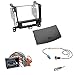 Produktbild Einbauset : Autoradio Doppel-DIN Radioblende Radio Blende Halterung jet-black / schwarz + ISO Radioanschlusskabel Radio KFZ Adapter + Fakra Antennenadapter für Opel Zafira Tourer ab 01/2012 Typ: (P-J/SW/V) (Active - Edition - INNOVATION - Selection - Sport)