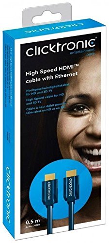Clicktronic Casual High Speed HDMI Kabel mit Ethernet (4K Ultra HD, 3D-TV, ARC, 2m) - 5