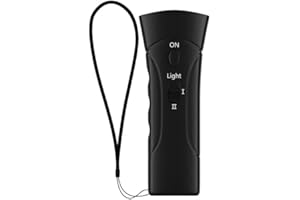 QEWEUUIE Anti Barking Device for Dogs,3 In 1 Anti Barking Device with LED Light,Mini Waterproof Indoor Outdoor 33FT ultrasonic bark stopper For Small Medium Large Dogs.