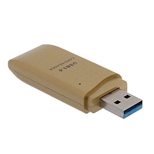 5 Gbps USB 3.0 Micro SD TF SDXC Flash Speicherkarten Kartenleser Card Reader Kartenlesegerät – Gold - 6
