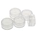 5pcs 10g Cosmetic Empty Jars Pots Eye Shadow Face Cream Powder Container - Clear