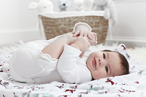 aden + anais 2052G Classic Swaddle Vintage Circus, 4er pack - 5