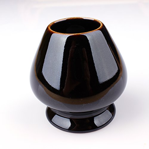 Goodwei Matcha-Set Duo mit zwei Schalen und Besenhalter (Schwarz) - 4