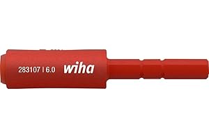 Wiha - Comprobador de tensión SoftFinish® unipolar, para 110-250 voltios - SB 2831-07 extension slimVario electric