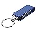 Produktbild MECO 32GB USB 2.0 Stick Speicher Speicherstick Leder Tasche Schluesselanhaenger Blau