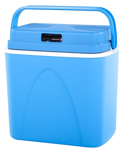 Connabride N1334 - Nevera portátil (Azul, Poliestireno, 22 L, 1,5 L, Eléctrico, Encendedor de Cigarrillos)