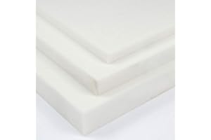 EDOW Upholstery Foam - High Density, Fire Retardant, Cut to Size (24" x 36" x 3")