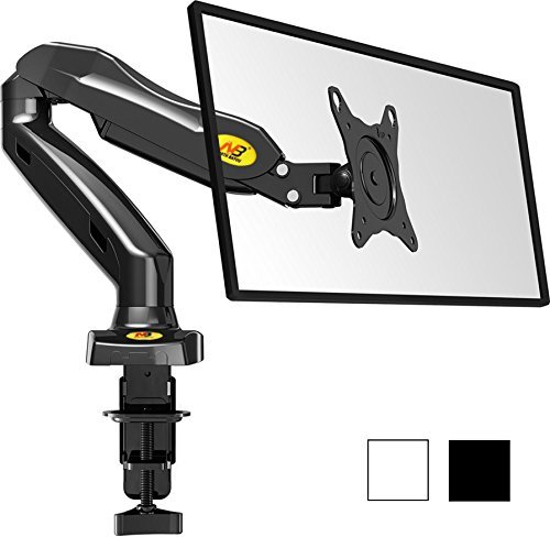 Más Barato NB F80 - El mango giratorio y robusto de escritorio sobre el
resorte de gas para los monitores 43cm-69 cm / 17"-27" y hasta 6,5 kg.
Ajuste en varios ejes, pivote en Amazon