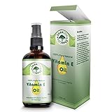 Vitamin E Oil 100% Natural Pure for Face, Skin, Hair, Scars and Stretch Marks - Love It Or Your Money Back (100ml)