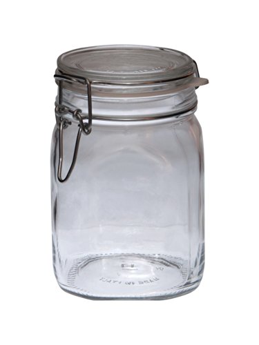 12er Set Einmachglas Bügelverschluss Original Fido 1,0L incl. Bormioli Rezeptheft - 3